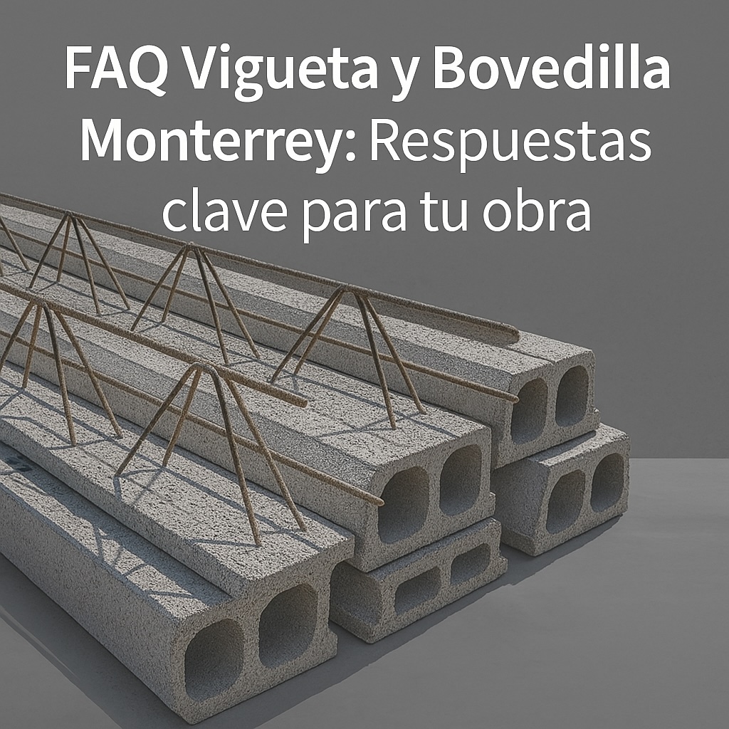 FAQ vigueta y bovedilla Monterrey: Respuestas clave para tu obra